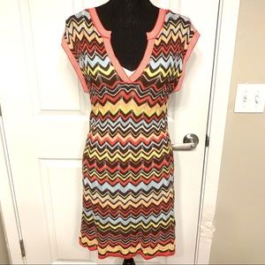 BCBG Maxazria Multi colored  AZ Learedco Dress